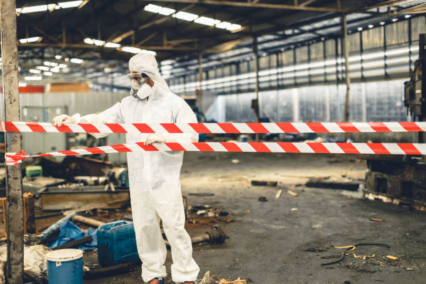 Professional Biohazard technician working in Central City, PA